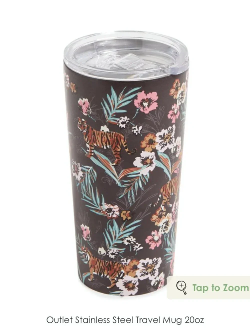 Vera Bradley Bali Jungle Travel Mug 20 oz NWT